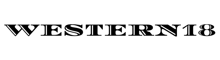 WESTERN18 Diplomata Font