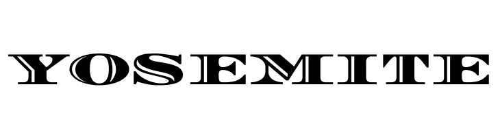 YOSEMITE Diplomata Font