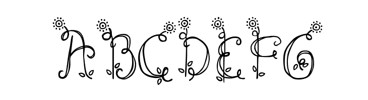 DJB Emilys Garden  Free Fonts Download