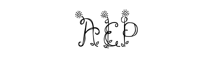 DJB Emilys Garden  Free Fonts Download