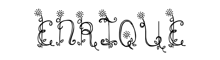 DJB Emilys Garden  Free Fonts Download