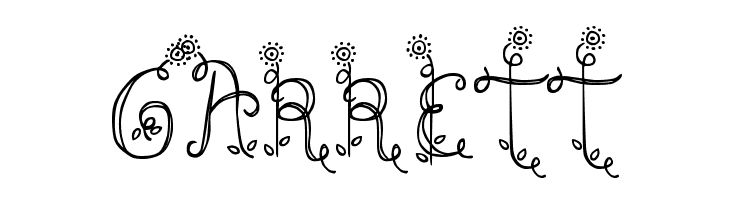 DJB Emilys Garden  Free Fonts Download