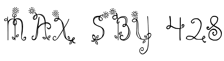 DJB Emilys Garden  Free Fonts Download