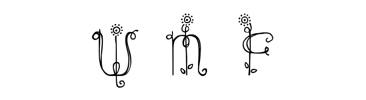 DJB Emilys Garden  Free Fonts Download