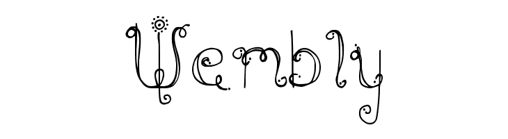 DJB Emilys Garden  Free Fonts Download