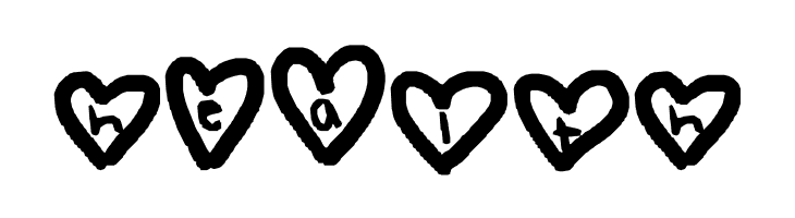 hearts love  Free Fonts Download