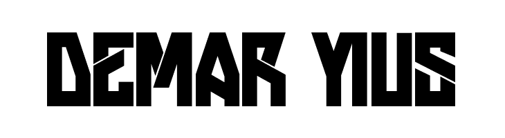 DEMAR%2BYIUS H74 Ocelot Piss Regular Font