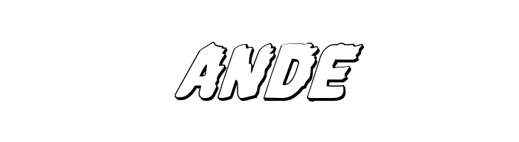 Johnny Torch 3D Italic  Free Fonts Download