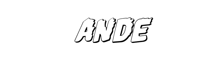 Johnny Torch 3D Rotalic  Free Fonts Download