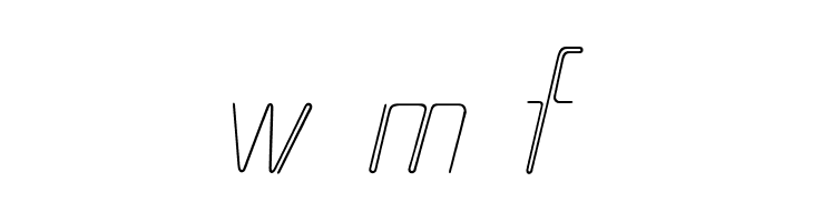 wireplayItalic  Free Fonts Download