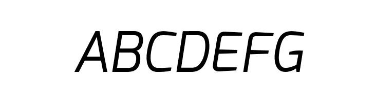 Exo Regular Italic  Free Fonts Download