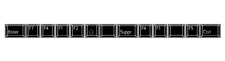 Keypad ADF No2  Free Fonts Download