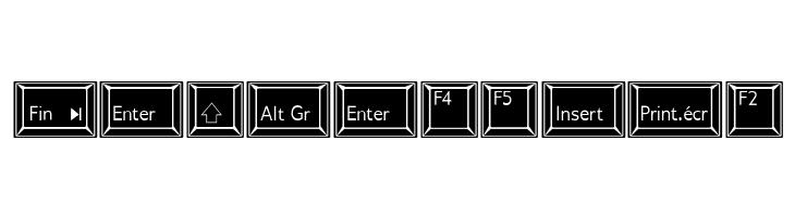 Keypad ADF No2  Free Fonts Download