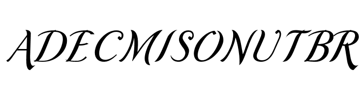 Romande ADF Script Std Italic  Free Fonts Download