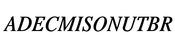 Romande ADF No2 Std Bold Italic  Free Fonts Download