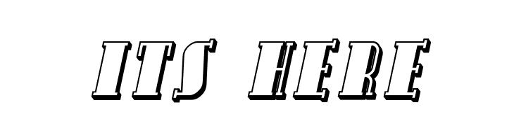 Avondale SC Shaded Italic  Free Fonts Download