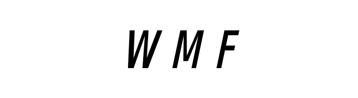 SwitzeraADF-DmBdCondItalic  Free Fonts Download