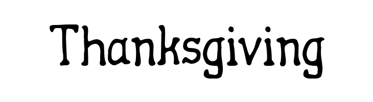 Thanksgiving Apple Butter Font