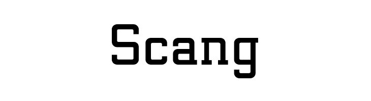 Scang ElectrumADFExp-Bold Font