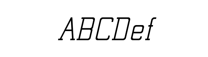 ElectrumADFExp-Oblique  Free Fonts Download