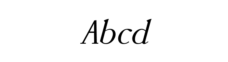 AccanthisADFStd-Italic  Free Fonts Download