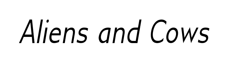 GilliusADF-CondItalic  Free Fonts Download