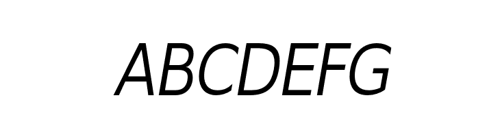 GilliusADF-Italic  Free Fonts Download