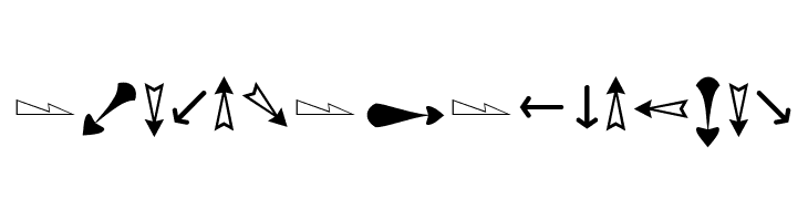 Arrows ADF  Free Fonts Download