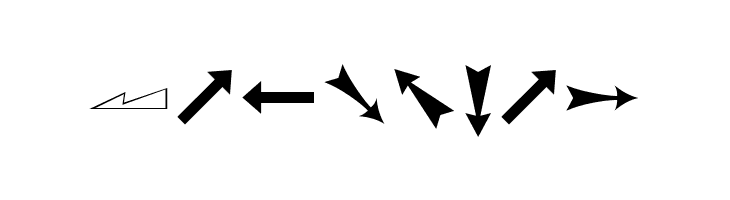 Arrows ADF  Free Fonts Download