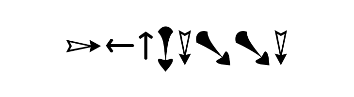 Arrows ADF  Free Fonts Download