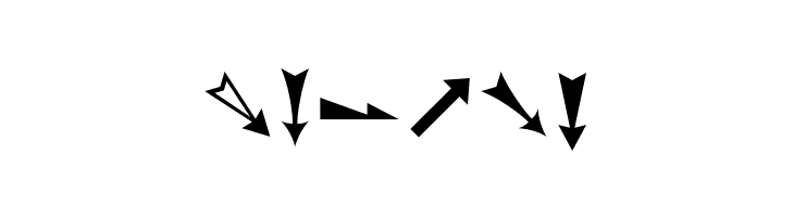 Arrows ADF  Free Fonts Download