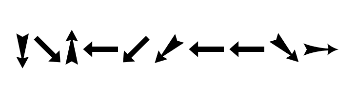 Arrows ADF  Free Fonts Download