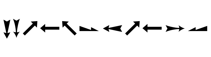 Arrows ADF  Free Fonts Download