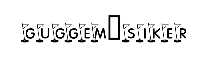 KR Hole In One!  Free Fonts Download