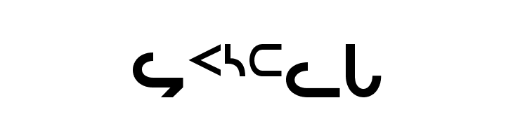Inuktitut-Sri Regular  Free Fonts Download