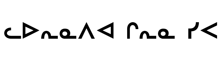 Inuktitut-Sri Regular  Free Fonts Download