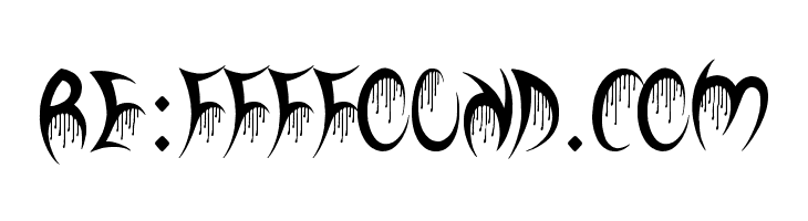 Your Bloody Choice  Free Fonts Download