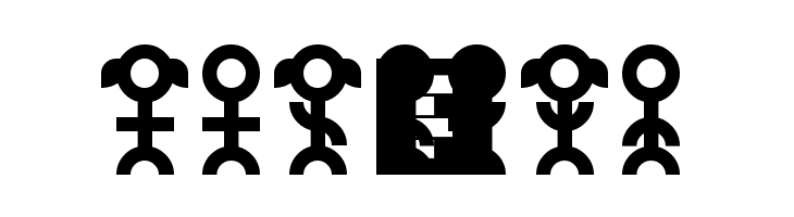 PictoPeeps Regular  Free Fonts Download