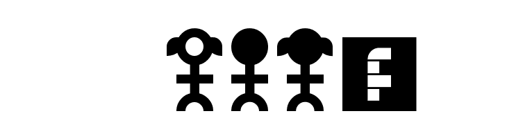 PictoPeeps Regular  Free Fonts Download