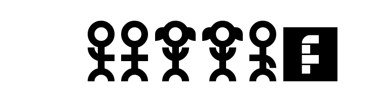 PictoPeeps Regular  Free Fonts Download