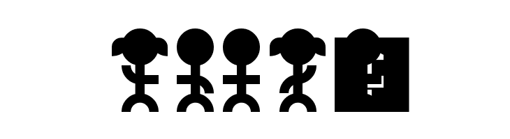 PictoPeeps Regular  Free Fonts Download