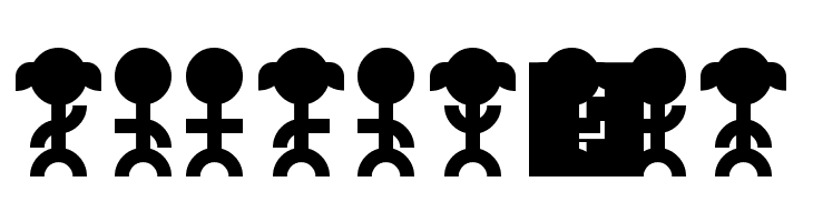 PictoPeeps Regular  Free Fonts Download