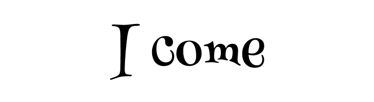 I%2Bcome HennyPenny-Regular Font