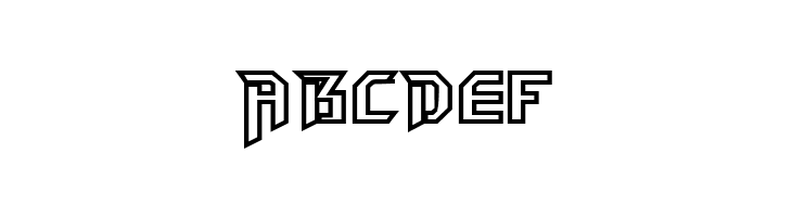 HammerheadOutline  Free Fonts Download