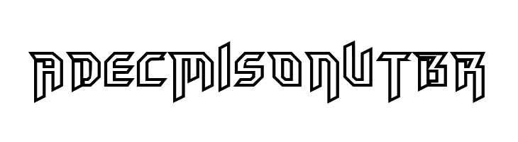 HammerheadOutline  Free Fonts Download