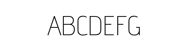Advent Pro ExtraLight  Free Fonts Download