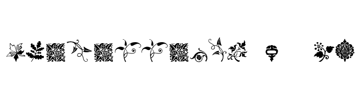 Rough Fleurons Free  Free Fonts Download