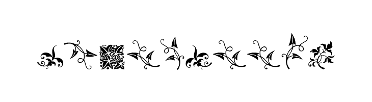 RoughFleuronsFree  Free Fonts Download