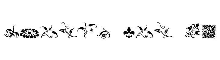 RoughFleuronsFree  Free Fonts Download