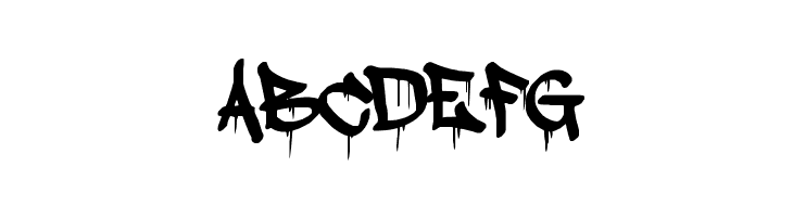 a dripping marker  Free Fonts Download